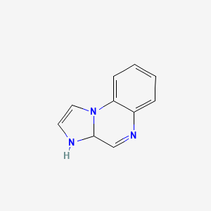molecular formula C10H9N3 B13816316 3,3a-Dihydroimidazo[1,2-a]quinoxaline 