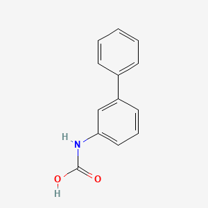 molecular formula C13H11NO2 B13816386 1,1'-Biphenyl-3-ylcarbamic acid 