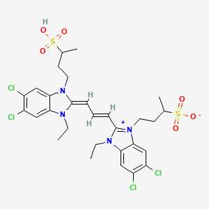molecular formula C29H34Cl4N4O6S2 B13816407 Einecs 222-041-5 CAS No. 3325-10-8