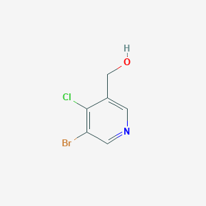molecular formula C6H5BrClNO B1381641 (5-Bromo-4-chloropyridin-3-yl)methanol CAS No. 1633014-12-6