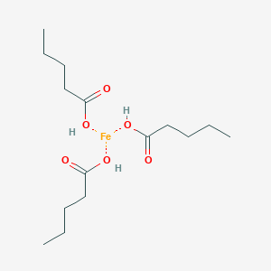 molecular formula C15H30FeO6 B13816553 Ferric valerate 