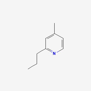 molecular formula C9H13N B13816578 4-Methyl-2-propylpyridine CAS No. 30256-45-2