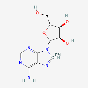 molecular formula C10H13N5O4 B13816584 Adenosine,[8-14C] 