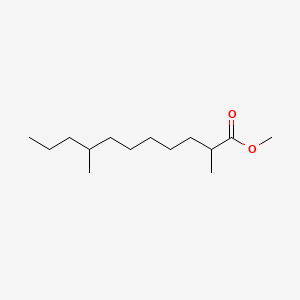 molecular formula C14H28O2 B13816610 Methyl 2,8-dimethylundecanoate CAS No. 55955-74-3