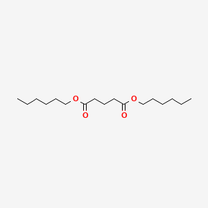 molecular formula C17H32O4 B13816637 Dihexyl glutarate CAS No. 3634-95-5