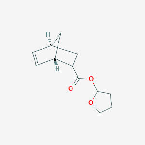 molecular formula C12H16O3 B13816650 oxolan-2-yl (1S,4S)-bicyclo[2.2.1]hept-5-ene-2-carboxylate 