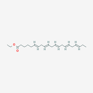 molecular formula C23H36O2 B13816659 ethyl (6E,9E,12E,15E,18E)-henicosa-6,9,12,15,18-pentaenoate 