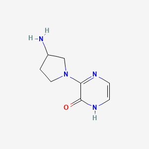 3-(3-aminopyrrolidin-1-yl)pyrazin-2(1H)-one
