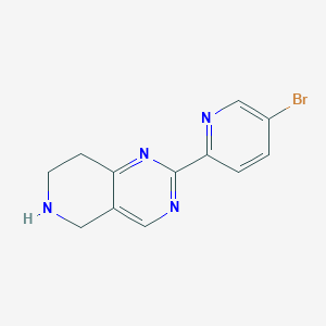 2-(5-Bromopyridin-2-yl)-5,6,7,8-tetrahydropyrido[4,3-d]pyrimidine