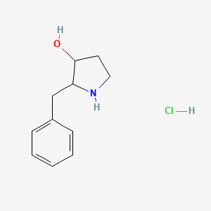 2-Benzyl-3-pyrrolidinol hydrochloride