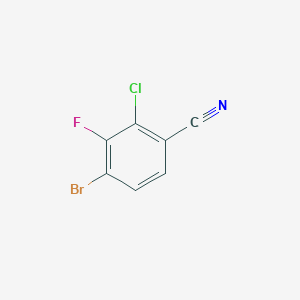 4-Bromo-2-chloro-3-fluorobenzonitrile