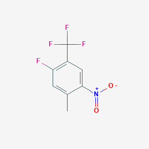 1-Fluoro-5-methyl-4-nitro-2-(trifluoromethyl)benzene