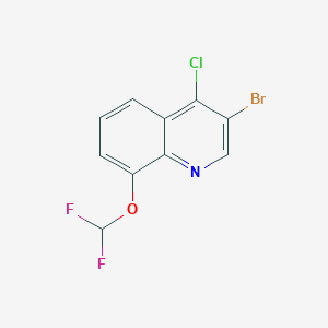 3-Bromo-4-chloro-8-(difluoromethoxy)quinoline