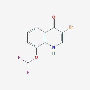 3-Bromo-8-(difluoromethoxy)quinolin-4-ol