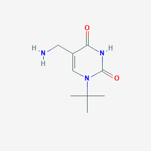 5-(aminomethyl)-1-(tert-butyl)pyrimidine-2,4(1H,3H)-dione