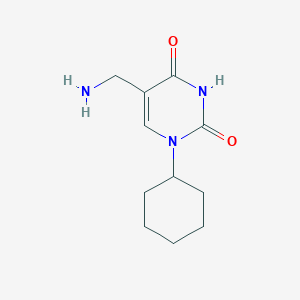 5-(aminomethyl)-1-cyclohexylpyrimidine-2,4(1H,3H)-dione