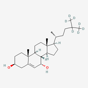 molecular formula C26H44O2 B13816888 7+/--hydroxycholesterol (D7) 