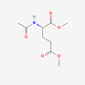 molecular formula C9H15NO5 B13816889 L-Glutamic acid, N-acetyl-, dimethyl ester CAS No. 2361-99-1