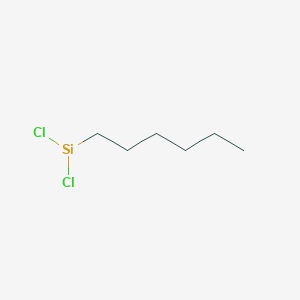 molecular formula C6H13Cl2Si B13816899 Hexyldichlorosilane 