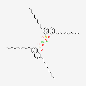 molecular formula C56H86BaO6S2 B13816902 Naphthalenesulfonic Acid,Dinonyl-,Barium Salt 