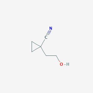 1-(2-Hydroxyethyl)cyclopropane-1-carbonitrile