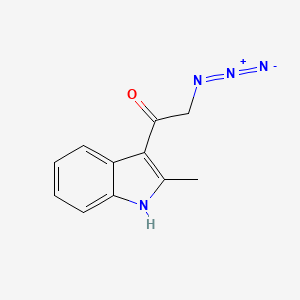 2-Azido-1-(2-methyl-1H-indol-3-yl)ethanone