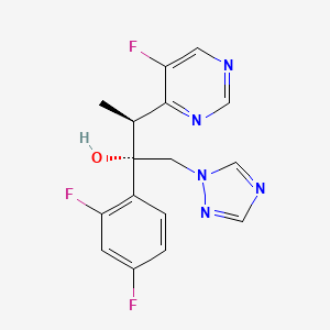 molecular formula C16H14F3N5O B13817017 Voriconazole Impurity 7 CAS No. 239807-04-6