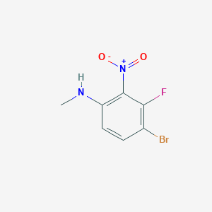 4-Bromo-3-fluoro-N-methyl-2-nitroaniline