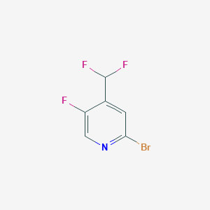 2-Bromo-4-(difluoromethyl)-5-fluoropyridine