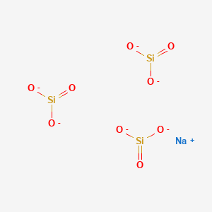 molecular formula NaO9Si3-5 B13817107 sodium;dioxido(oxo)silane 