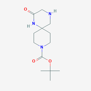 tert-Butyl 2-oxo-1,4,9-triazaspiro[5.5]undecane-9-carboxylate