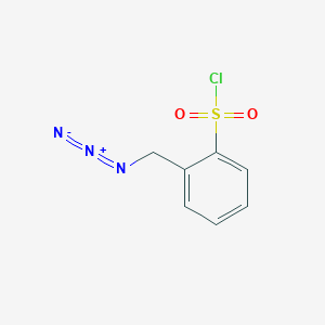 2-(Azidomethyl)benzene-1-sulfonyl chloride