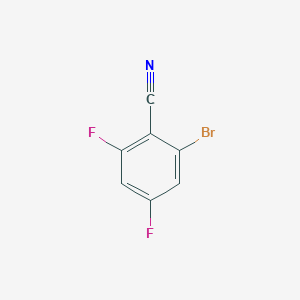 molecular formula C7H2BrF2N B1381718 2-Bromo-4,6-difluorobenzonitrile CAS No. 1337606-50-4
