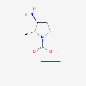 cis-3-Amino-1-boc-2-methylpyrrolidine
