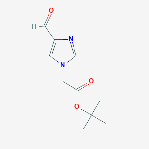 (4-Formyl-imidazol-1-yl)-acetic acid tert-butyl ester