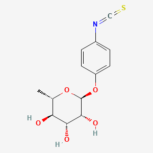molecular formula C13H15NO5S B13817234 A-L-Rhamnopyranosylphenyl*isothiocyanate 