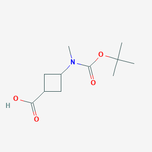 3-{[(Tert-butoxy)carbonyl](methyl)amino}cyclobutane-1-carboxylic acid