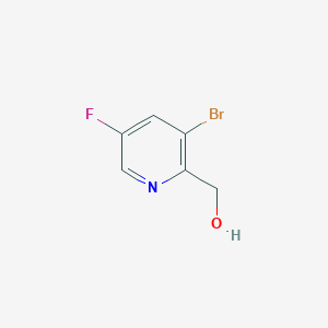 molecular formula C6H5BrFNO B1381739 (3-Bromo-5-fluoropyridin-2-yl)methanol CAS No. 1227601-88-8