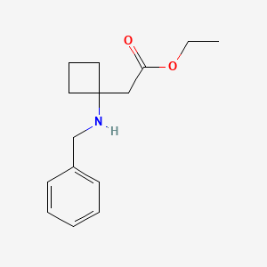 (1-Benzylamino-cyclobutyl)-acetic acid ethyl ester