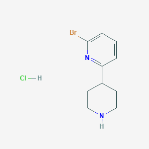 2-Bromo-6-(piperidin-4-yl)pyridine hydrochloride