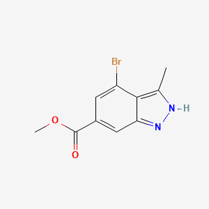 Methyl 4-bromo-3-methyl-1H-indazole-6-carboxylate