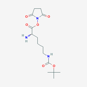 molecular formula C15H25N3O6 B13817456 L-Lysine(Boc)-Osu 