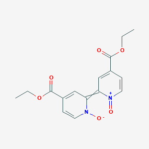 molecular formula C16H16N2O6 B13817493 Diethyl 1,1'-dioxide-2,2'-bipyridine-4,4'-dicarboxylate 