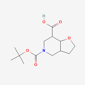 5-(tert-Butoxycarbonyl)octahydrofuro[3,2-c]pyridine-7-carboxylic acid