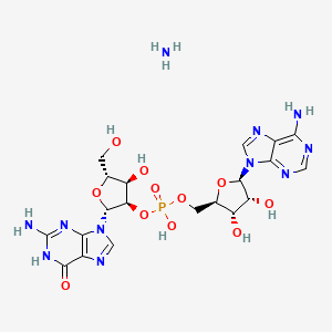 molecular formula C20H28N11O11P B13817525 Guanylyl-2'-5'-adenosine ammonium salt 