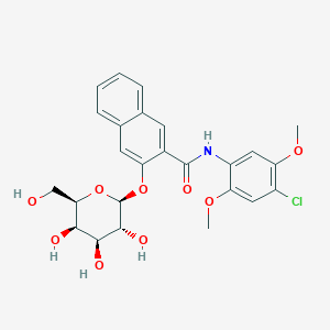 molecular formula C25H26ClNO9 B13817546 Naphthol AS-LC beta-D-galactoside 