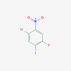 1-Bromo-4-fluoro-5-iodo-2-nitrobenzene