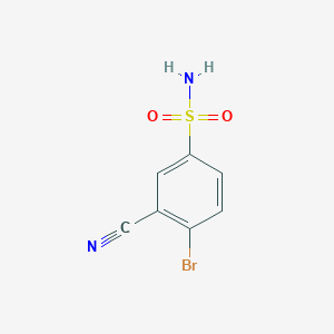 4-Bromo-3-cyanobenzenesulfonamide