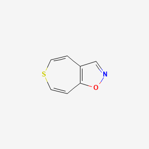 molecular formula C7H5NOS B13817593 Thiepino[4,5-d][1,2]oxazole CAS No. 20415-18-3