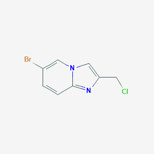 molecular formula C8H6BrClN2 B138176 6-Bromo-2-(chloromethyl)imidazo[1,2-a]pyridine CAS No. 136117-72-1